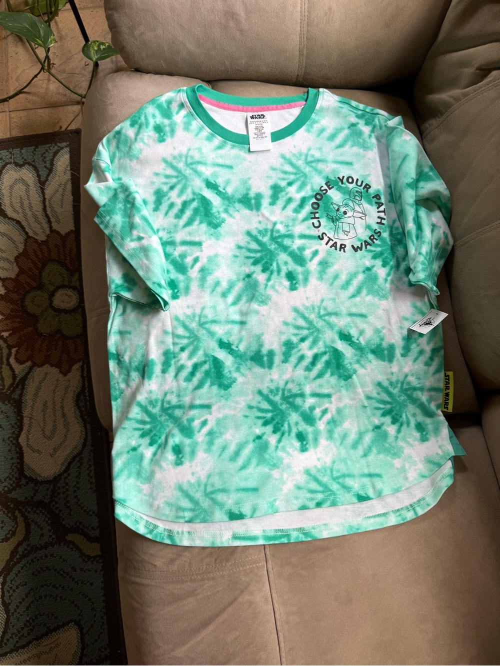 Disney Star Wars Tie-Dye Graphic  T-Shirt - NWT